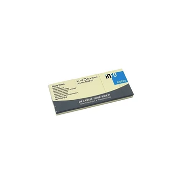 Jegyzettömb öntapadó, 50x40mm, 3x100lap, Info Notes, sárga Jegyzettömb öntapadó, 50x40mm, 3x100lap, Info Notes, sárga