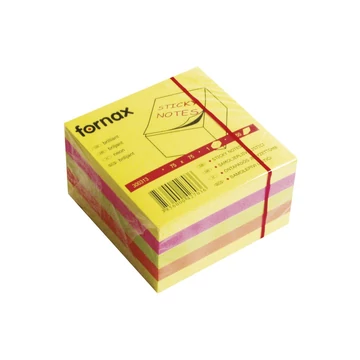 Jegyzettömb öntapadó, 75x75mm, 450lap, Fornax neon Jegyzettömb öntapadó, 75x75mm, 450lap, Fornax neon