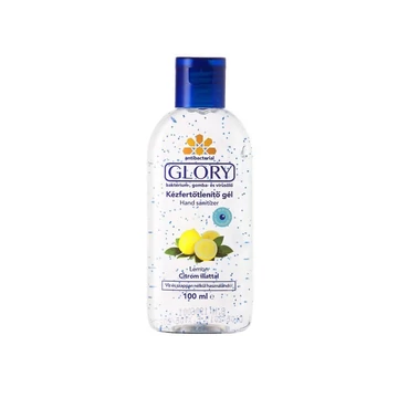 Kéz- és bőrfertőtlenítő gél 100 ml Glory citrom Kéz- és bőrfertőtlenítő gél 100 ml Glory citrom