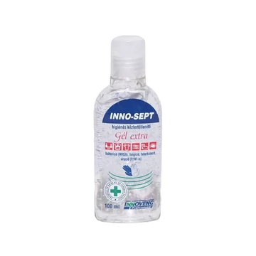 Kéz- és bőrfertőtlenítő gél kupakkal 100 ml INNO SEPT GÉL EXTRA Kéz- és bőrfertőtlenítő gél kupakkal 100 ml INNO SEPT GÉL EXTRA