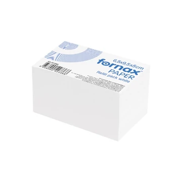 Kockatömb 6,5x9,5x5cm, ragasztás nélküli Fornax fehér Kockatömb 6,5x9,5x5cm, ragasztás nélküli Fornax fehér