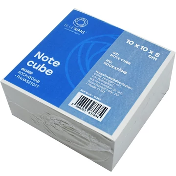 Kockatömb ragasztott 10x10x5cm, Bluering® fehér Kockatömb ragasztott 10x10x5cm, Bluering® fehér