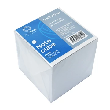 Kockatömb ragasztott 9x9x9cm, Bluering® fehér Kockatömb ragasztott 9x9x9cm, Bluering® fehér
