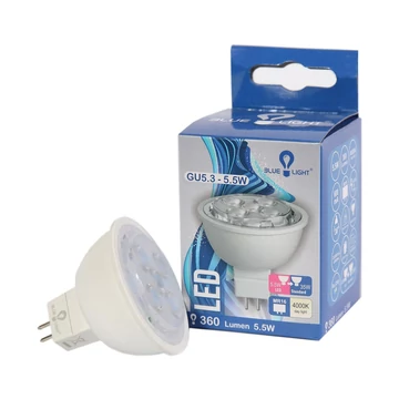 Led 5,5W MR16 4000k 360lm Blue Light Led 5,5W MR16 4000k 360lm Blue Light