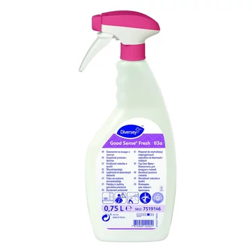 Légfrissítő és textil illatosító szórófejes 750 ml Good Sense Fresh Légfrissítő és textil illatosító szórófejes 750 ml Good Sense Fresh