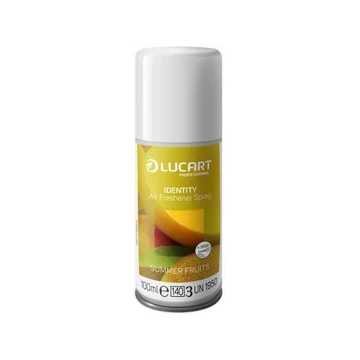 Légfrissítő spray utántöltő 100 ml sárga Summer Fruits Lucart_892367 Légfrissítő spray utántöltő 100 ml sárga Summer Fruits Lucart_892367