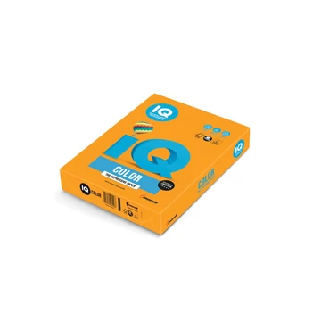 Másolópapír, színes, A4, 160g. IQ Color OR43 250ív/csomag, narancs Másolópapír, színes, A4, 160g. IQ Color OR43 250ív/csomag, narancs