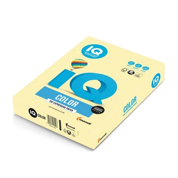 Másolópapír, színes, A4, 80g. IQ YE23 500ív/csomag, pasztell sárga Másolópapír, színes, A4, 80g. IQ YE23 500ív/csomag, pasztell sárga