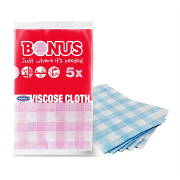 Mosogató kendő 5 db/csomag Viszkóz Bonus_B347 Mosogató kendő 5 db/csomag Viszkóz Bonus_B347