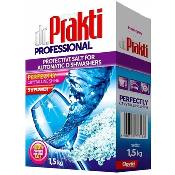 Mosogatógép regeneráló só 1,5 kg Dr. Prakti Mosogatógép regeneráló só 1,5 kg Dr. Prakti