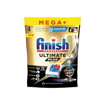Mosogatógép tabletta 72 db/doboz Finish Ultimate Plus All in 1 Regular Mosogatógép tabletta 72 db/doboz Finish Ultimate Plus All in 1 Regular