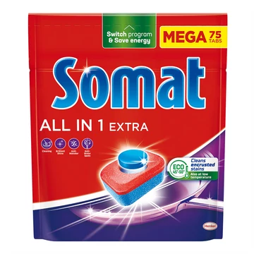 Mosogatógép tabletta 75 db/doboz All in One Somat Regular Mosogatógép tabletta 75 db/doboz All in One Somat Regular