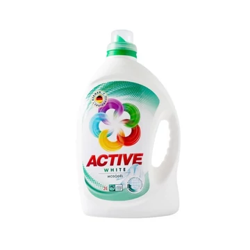 Mosógél 3 liter (60 mosás) fehér ruhákhoz Active white Mosógél 3 liter (60 mosás) fehér ruhákhoz Active white