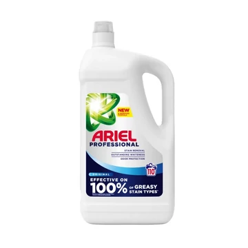 Mosógél 4,95 liter (110 mosás) fehér ruhákhoz Ariel Professional Mosógél 4,95 liter (110 mosás) fehér ruhákhoz Ariel Professional