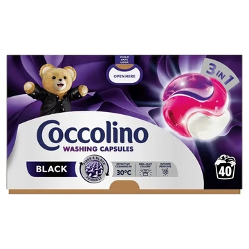 Mosókapszula 40 db/doboz Coccolino 3in1 Black Mosókapszula 40 db/doboz Coccolino 3in1 Black