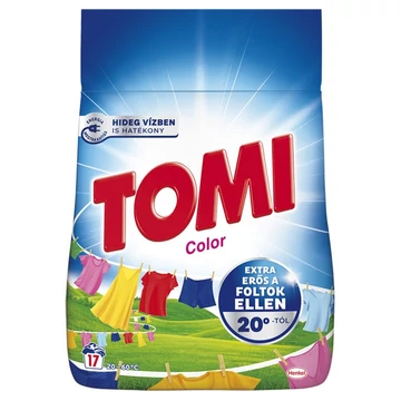 Mosópor 1,02 kg (17 mosás) színes ruhákhoz Tomi Color Mosópor 1,02 kg (17 mosás) színes ruhákhoz Tomi Color