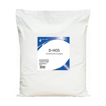Mosópor 20 kg fertőtlenítő hatással fehér ruhákhoz D-HOS Mosópor 20 kg fertőtlenítő hatással fehér ruhákhoz D-HOS