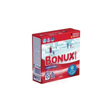 Mosópor 390 g (6 mosás) fehér ruhákhoz Bonux Ice Fresh Mosópor 390 g (6 mosás) fehér ruhákhoz Bonux Ice Fresh