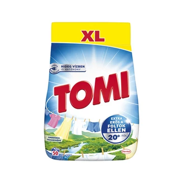 Mosópor 2,75 kg (50 mosás) fehér ruhákhoz Tomi Amazonia Mosópor 2,75 kg (50 mosás) fehér ruhákhoz Tomi Amazonia