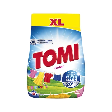 Mosópor 2,75 kg (50 mosás) színes ruhákhoz Tomi Color Mosópor 2,75 kg (50 mosás) színes ruhákhoz Tomi Color