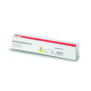 Oki C301/321/MC332/342 toner yellow ORIGINAL Oki C301/321/MC332/342 toner yellow ORIGINAL