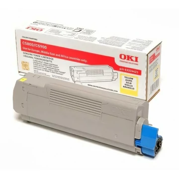 Oki C5800/C5900 toner yellow ORIGINAL Oki C5800/C5900 toner yellow ORIGINAL