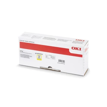 Oki C712 toner yellow ORIGINAL Oki C712 toner yellow ORIGINAL