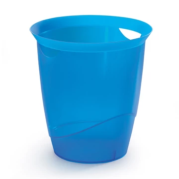Papírkosár 16l, Durable Trend, áttetsző kék Papírkosár 16l, Durable Trend, áttetsző kék