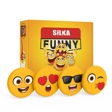 Radír, smile-nagy, 36 db/display, Silka Radír, smile-nagy, 36 db/display, Silka