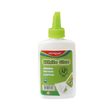 Ragasztó, folyékony 120 g, Keyroad fehér Ragasztó, folyékony 120 g, Keyroad fehér