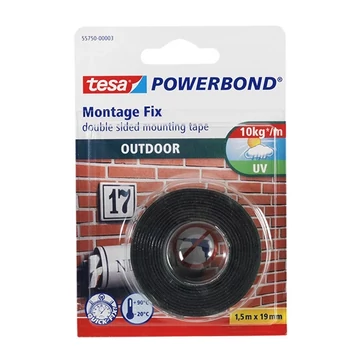 Ragasztószalag, rögzítőszalag, 19mmx1,5m UV álló Power Tesa Ragasztószalag, rögzítőszalag, 19mmx1,5m UV álló Power Tesa