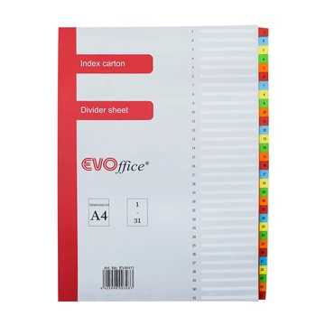 Regiszter karton Evo 1-31 Regiszter karton Evo 1-31