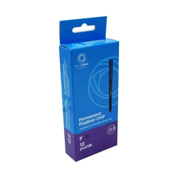 Rostirón, tűfilc alkoholos 0,5mm, OHP Bluering® F kék Rostirón, tűfilc alkoholos 0,5mm, OHP Bluering® F kék