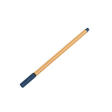 Rostirón, tűfilc vízbázisú, 0,5mm, hatszögletű test, Bluering® éjkék Rostirón, tűfilc vízbázisú, 0,5mm, hatszögletű test, Bluering® éjkék