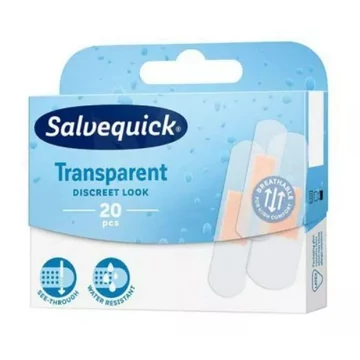 Sebtapasz/ragtapasz átlátszó 20 db/doboz Salvequick Sebtapasz/ragtapasz átlátszó 20 db/doboz Salvequick