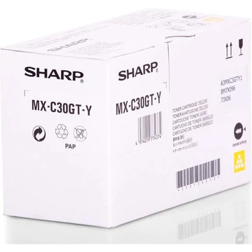 Sharp MXC30 toner yellow ORIGINAL Sharp MXC30 toner yellow ORIGINAL