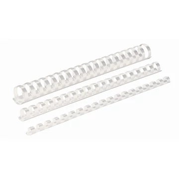 Spirál műanyag, 38mm, 281-340lap, 50 db/doboz, Fellowes® fehér Spirál műanyag, 38mm, 281-340lap, 50 db/doboz, Fellowes® fehér