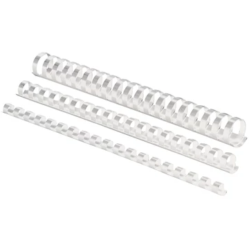 Spirál, műanyag, 51mm, 411-450lap, 50 db/doboz, Fellowes® fehér Spirál, műanyag, 51mm, 411-450lap, 50 db/doboz, Fellowes® fehér