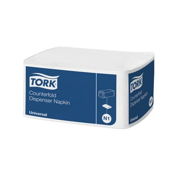 Szalvéta adagolóba 300 szál/csomag 24 csomag/karton N1 Counterfold Tork_10935 fehér Szalvéta adagolóba 300 szál/csomag 24 csomag/karton N1 Counterfold Tork_10935 fehér