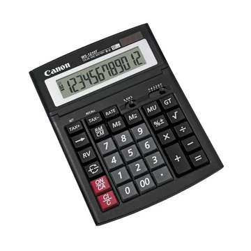 Számológép asztali 12 számjegy, döntött kijelző, Canon, WS-1210T Számológép asztali 12 számjegy, döntött kijelző, Canon, WS-1210T