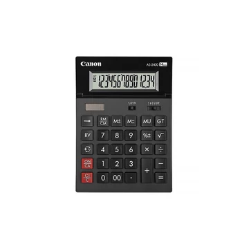 Számológép asztali 14 számjegy, döntött kijelző, Canon, AS-2400 Számológép asztali 14 számjegy, döntött kijelző, Canon, AS-2400