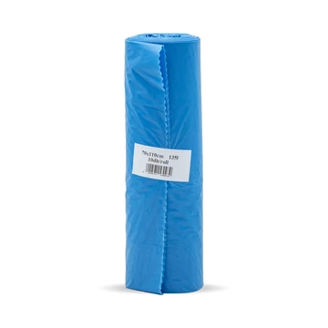 Szemeteszsák 135 liter 70 x 110 cm 25 mikron 10 db/tekercs kék Szemeteszsák 135 liter 70 x 110 cm 25 mikron 10 db/tekercs kék