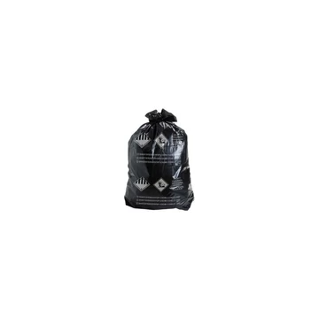 Szemeteszsák ADR 80 liter 55 x 110 cm 130 mikron LINPE/LPE fekete Szemeteszsák ADR 80 liter 55 x 110 cm 130 mikron LINPE/LPE fekete