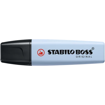 Szövegkiemelő 2-5mm, vágott hegyű, STABILO Boss original Pastel ködös kék Szövegkiemelő 2-5mm, vágott hegyű, STABILO Boss original Pastel ködös kék