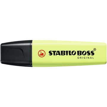 Szövegkiemelő 2-5mm, vágott hegyű, STABILO Boss original Pastel lime Szövegkiemelő 2-5mm, vágott hegyű, STABILO Boss original Pastel lime