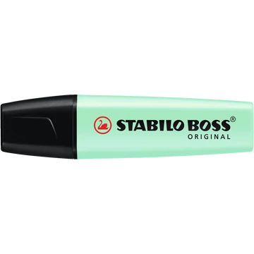 Szövegkiemelő 2-5mm, vágott hegyű, STABILO Boss original Pastel menta Szövegkiemelő 2-5mm, vágott hegyű, STABILO Boss original Pastel menta