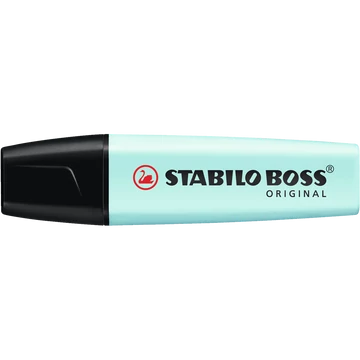Szövegkiemelő 2-5mm, vágott hegyű, STABILO Boss original Pastel türkiz Szövegkiemelő 2-5mm, vágott hegyű, STABILO Boss original Pastel türkiz