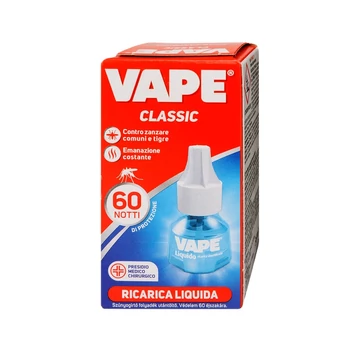 Szúnyogirtó utántöltő folyadék 60 éj/480 h VAPE Classic Szúnyogirtó utántöltő folyadék 60 éj/480 h VAPE Classic