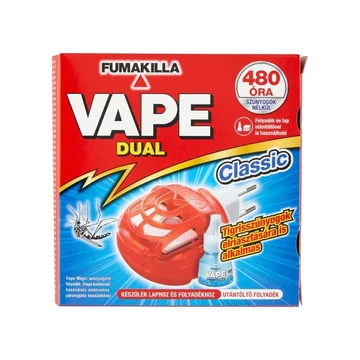 Szúnyogriasztó elektromos készülék lapkához&folyadékhoz+szúnyogirtó folyadék 60 éj Classic Magic VAPE Szúnyogriasztó elektromos készülék lapkához&folyadékhoz+szúnyogirtó folyadék 60 éj Classic Magic VAPE