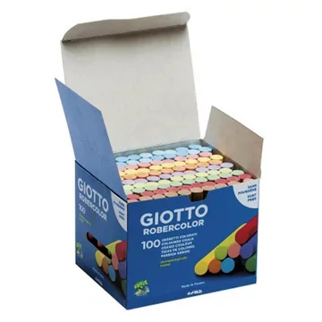 Táblakréta kerek pormentes Giotto RoberColor 100 db/doboz, vegyes színek Táblakréta kerek pormentes Giotto RoberColor 100 db/doboz, vegyes színek